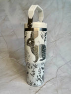 Rabbit Engraved Stainless Steel Tumbler – Woodland Animal Travel Mug