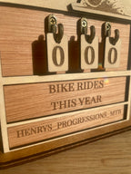 Personalised Ride Tracker with Number Tiles – Bike, Motocross or Motorbike Gift