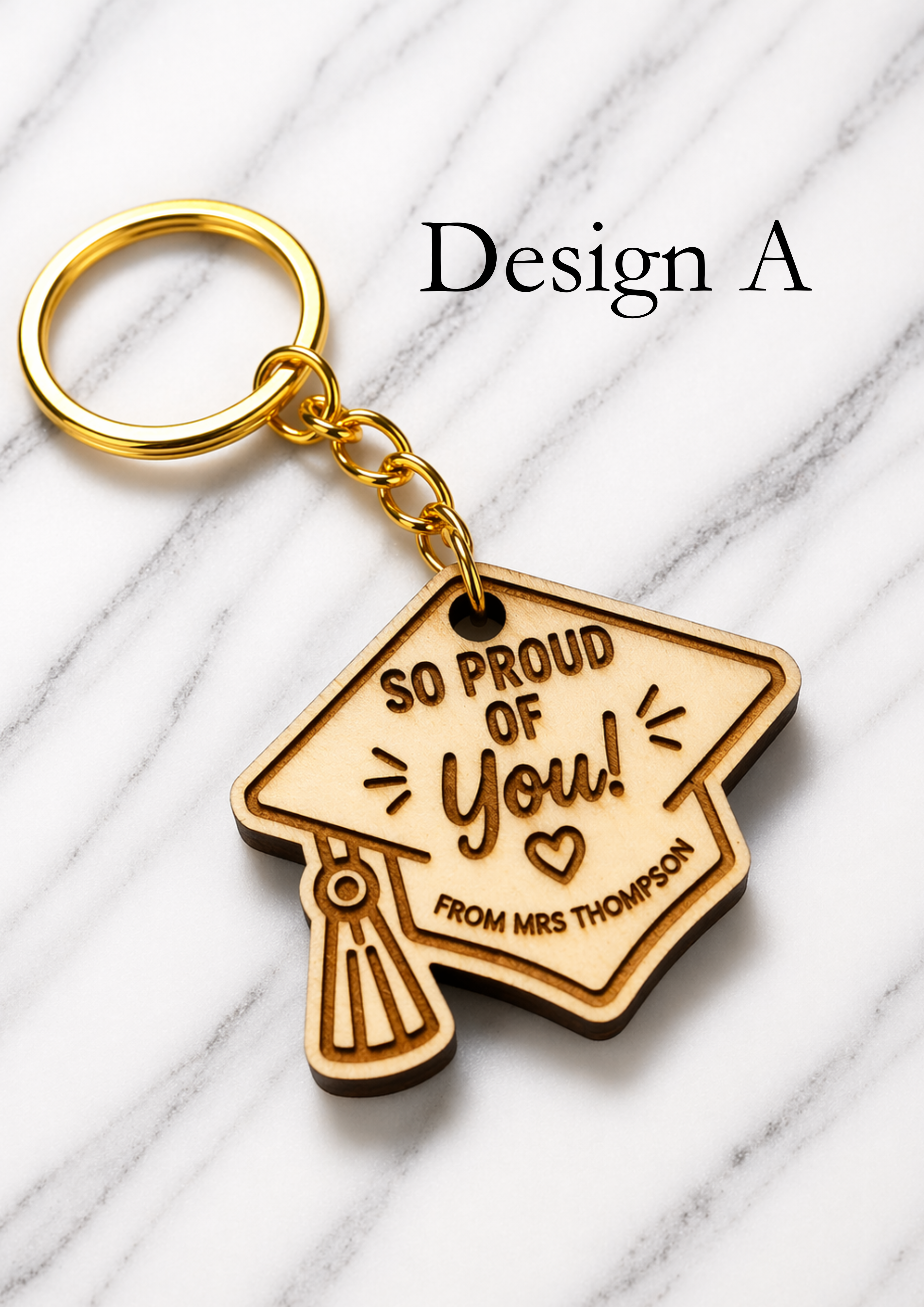 Personalised Graduation Keyring – Class of 2026 Keepsake