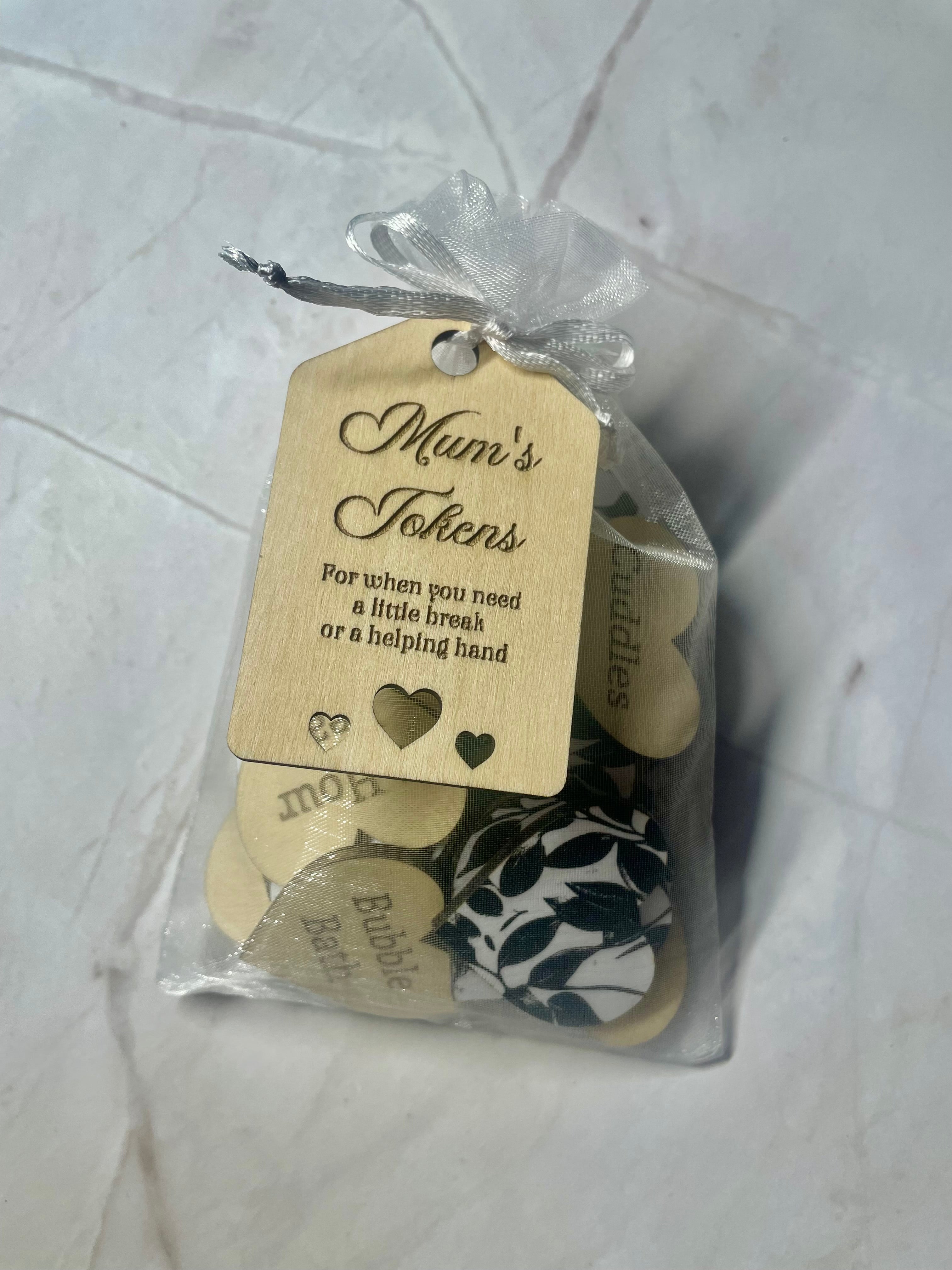 Mum’s Wooden Reward Tokens – Mother’s Day Gift Set