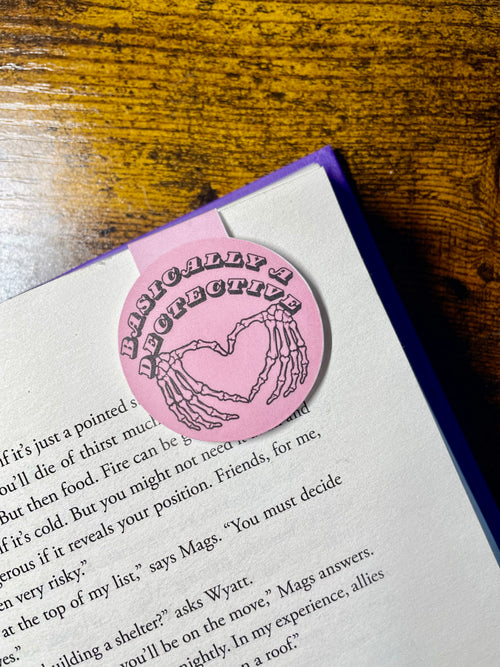 'Basically A Detective'- Magnetic Bookmark