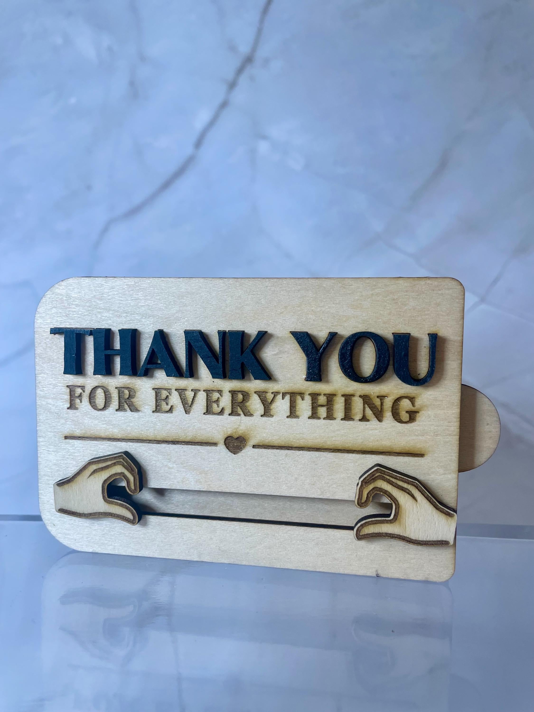 Thank You Gift Card Holders