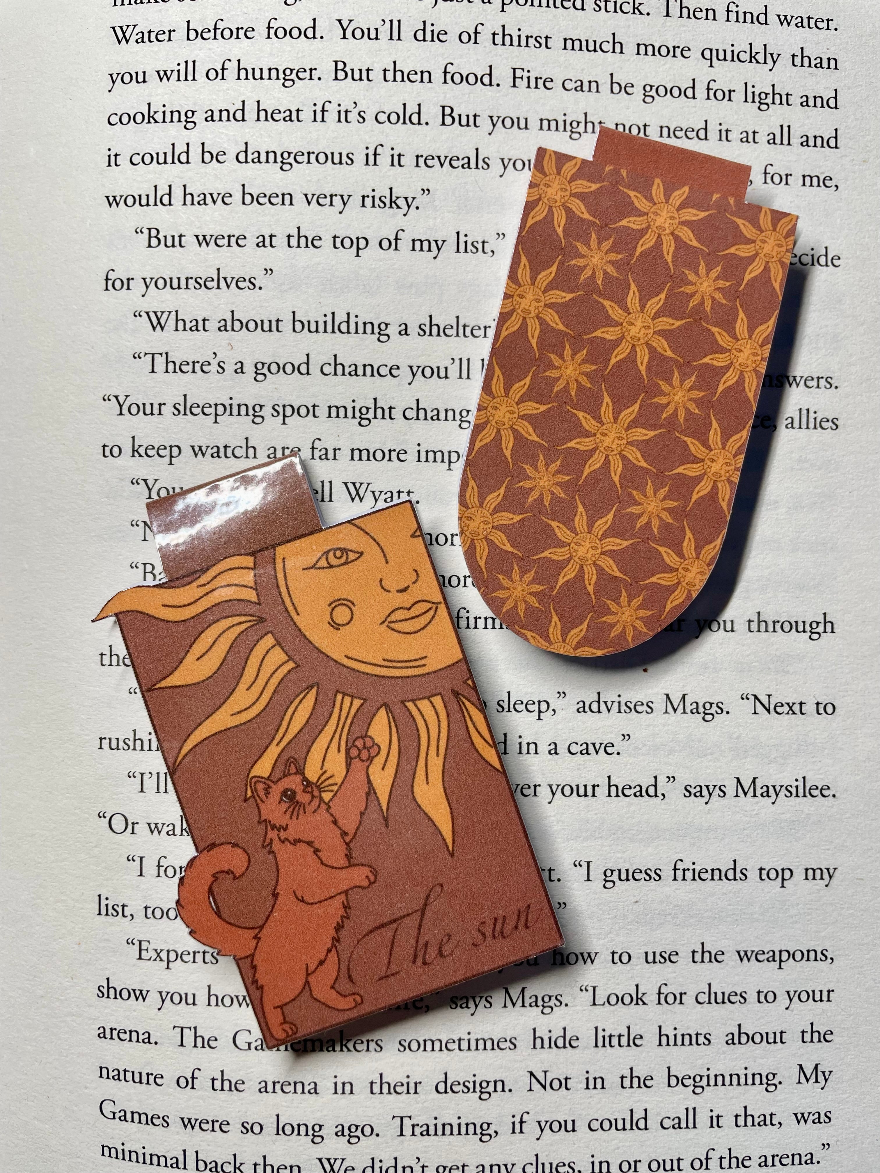 The Sun Cat Tarot Design- Magnetic Bookmark