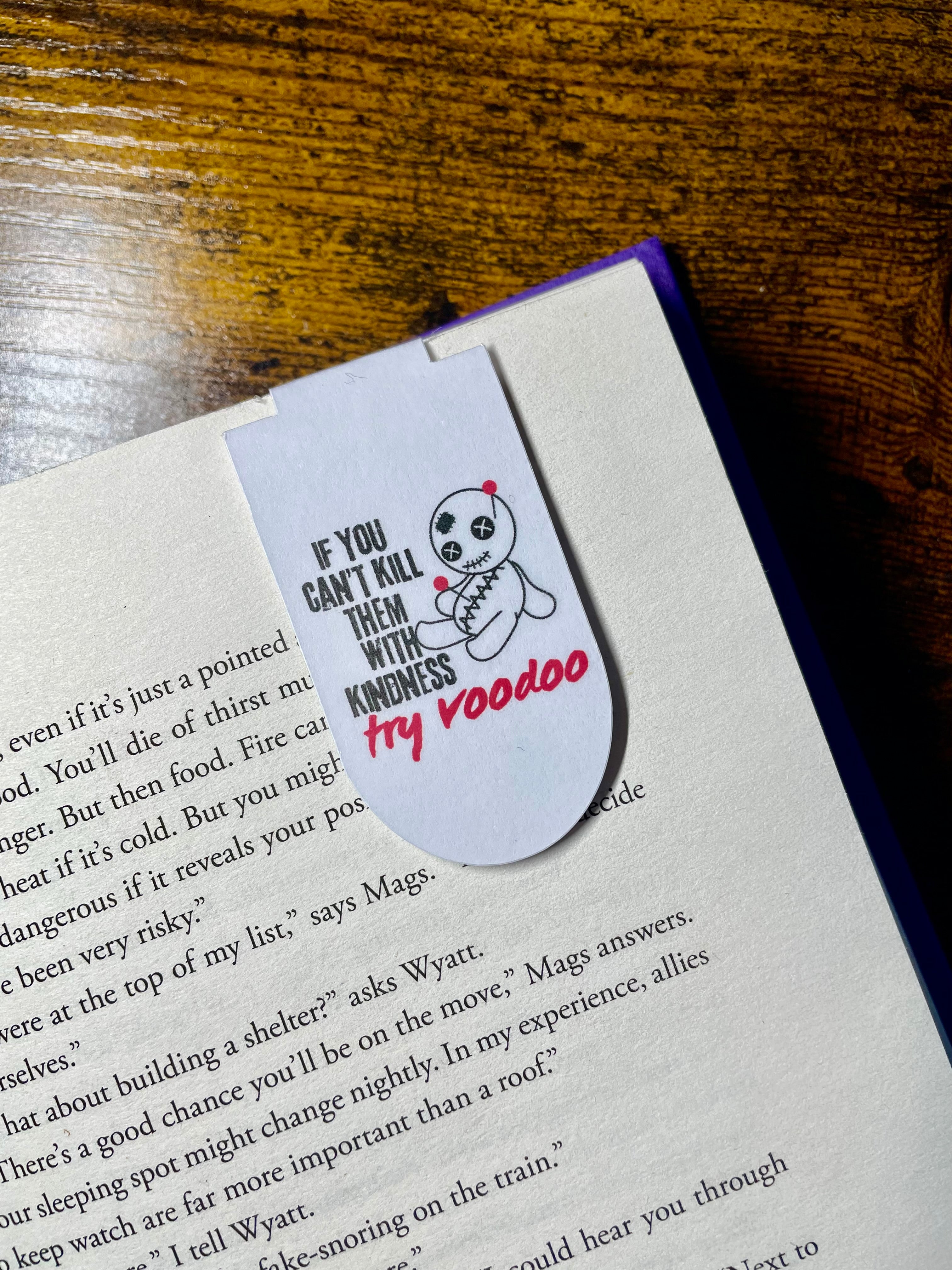 Kill Them With Voodoo- Magnetic Bookmark