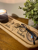 Personalised Moon Phase Wooden Trinket Tray – Celestial Jewellery Dish