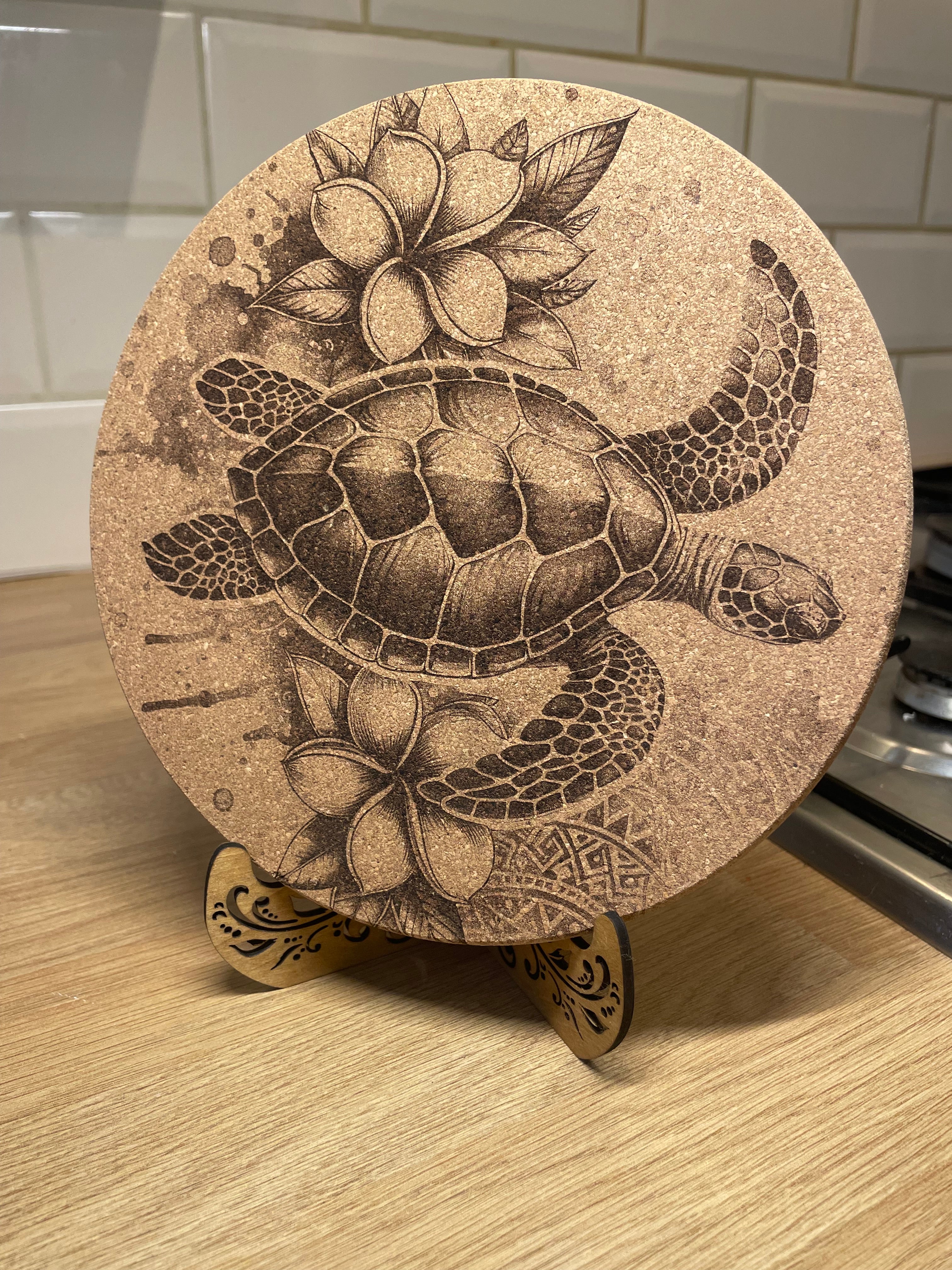 Turtle Cork Trivet