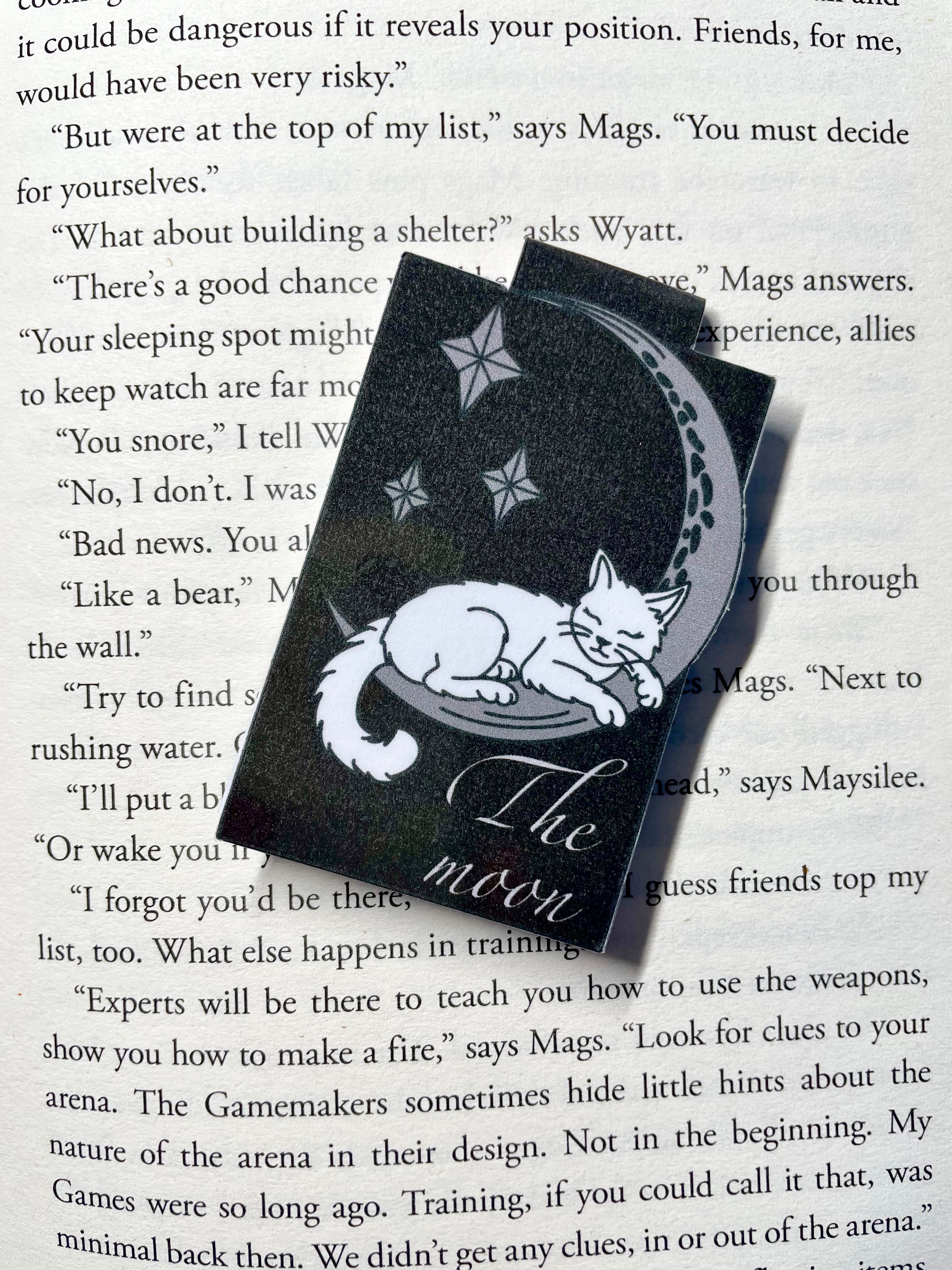 The Moon Cat Tarot Design- Magnetic Bookmark