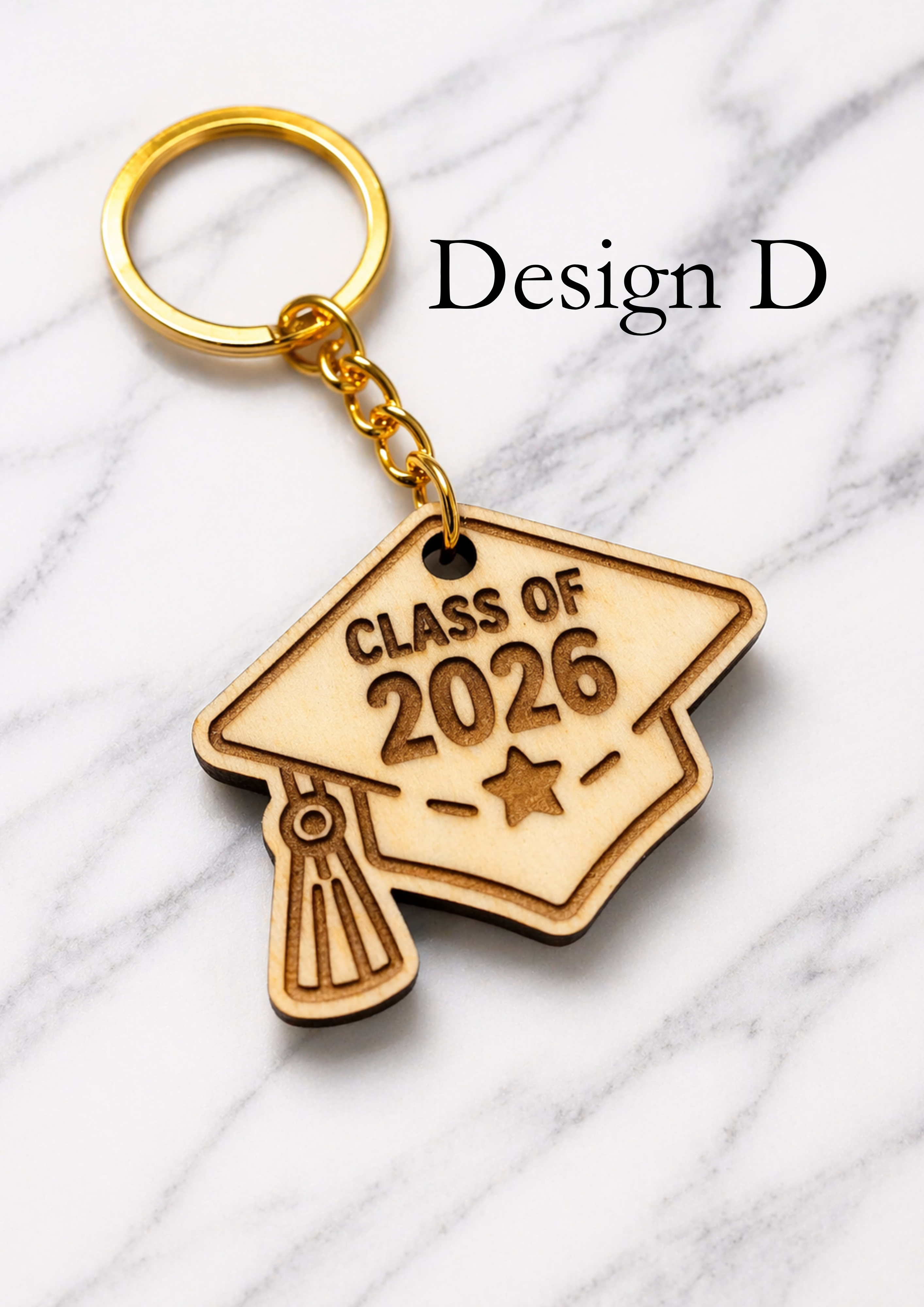 Personalised Graduation Keyring – Class of 2026 Keepsake