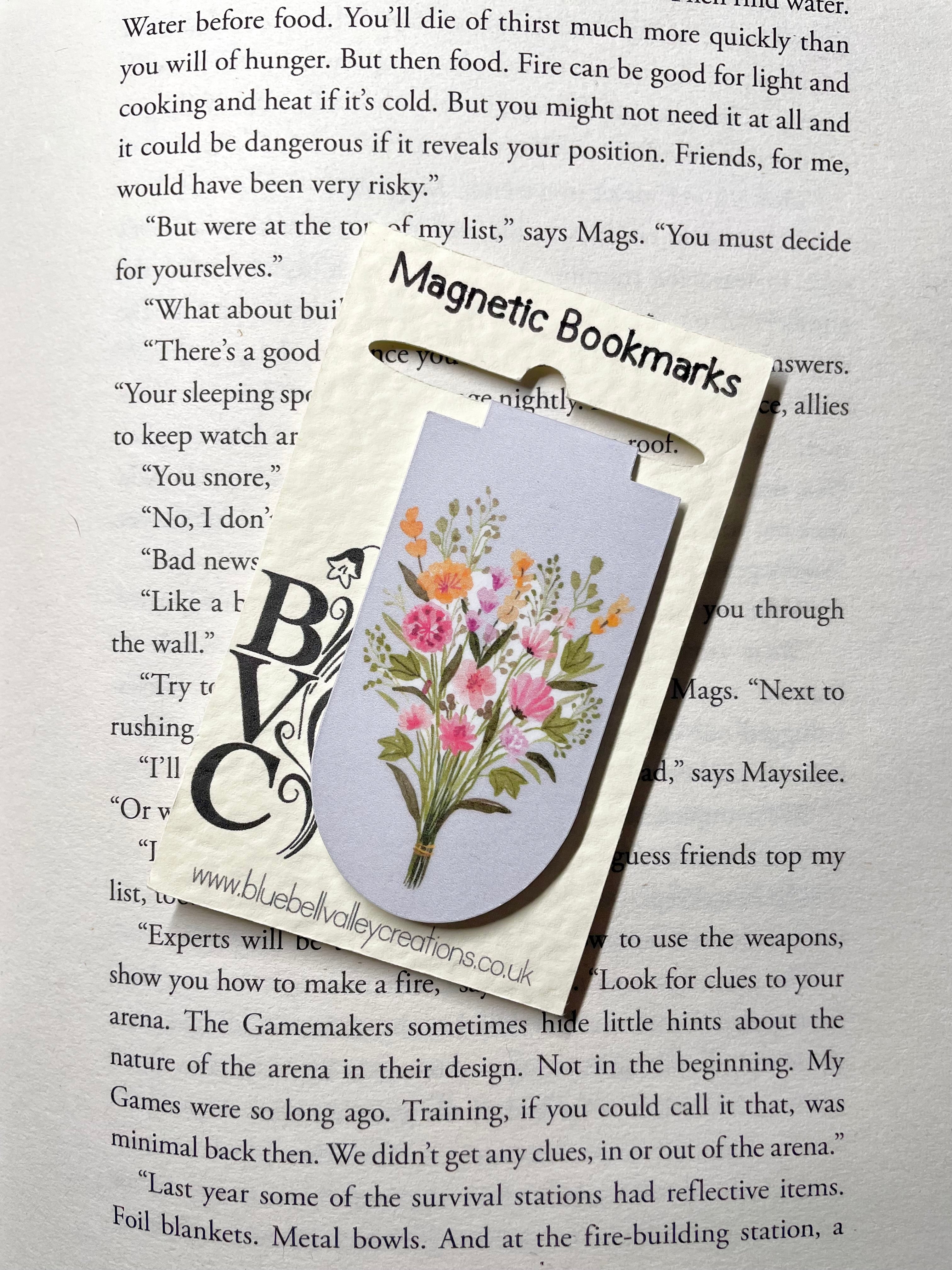 Bouquet Of Flowers- Magnetic Bookmark