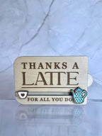 Thanks A Latte Gift Card Holder