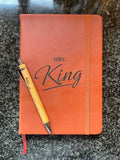Personalised Notebook & Bamboo Pen Gift Set