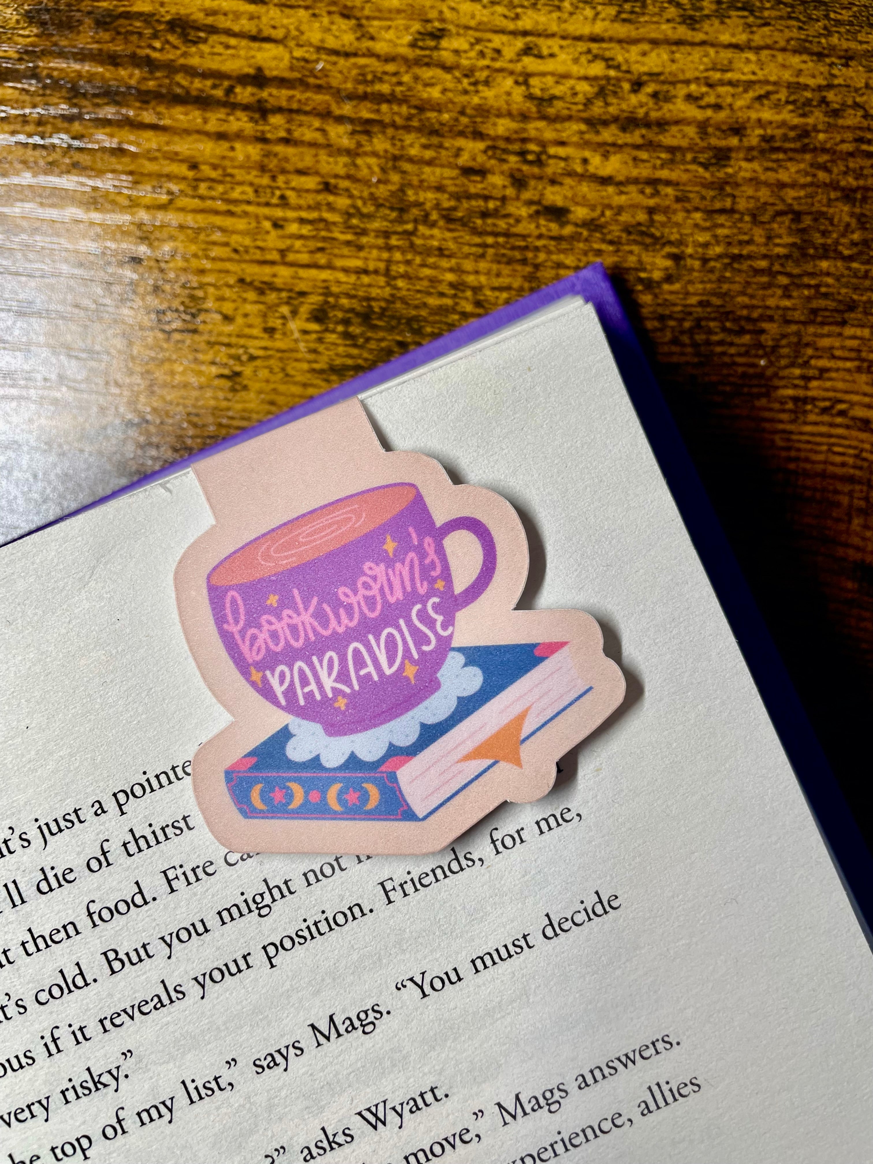 Bookworms Paradise Coffee- Magnetic Bookmark