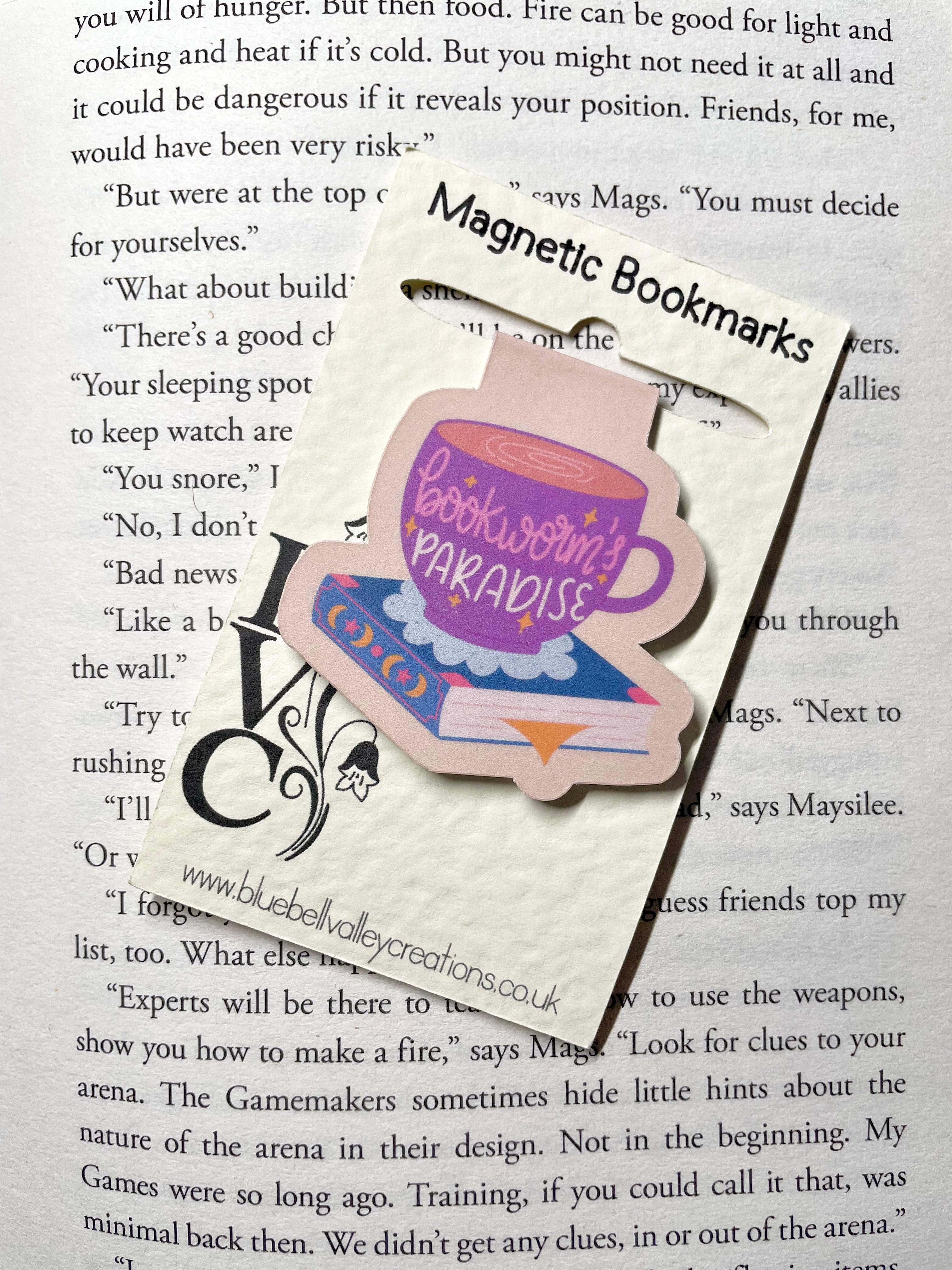 Bookworms Paradise Coffee- Magnetic Bookmark