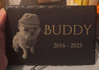 Personalised Slate Memorial Plaque | Custom Photo Memorial | Pet Memorial Gift | Remembrance Keepsake