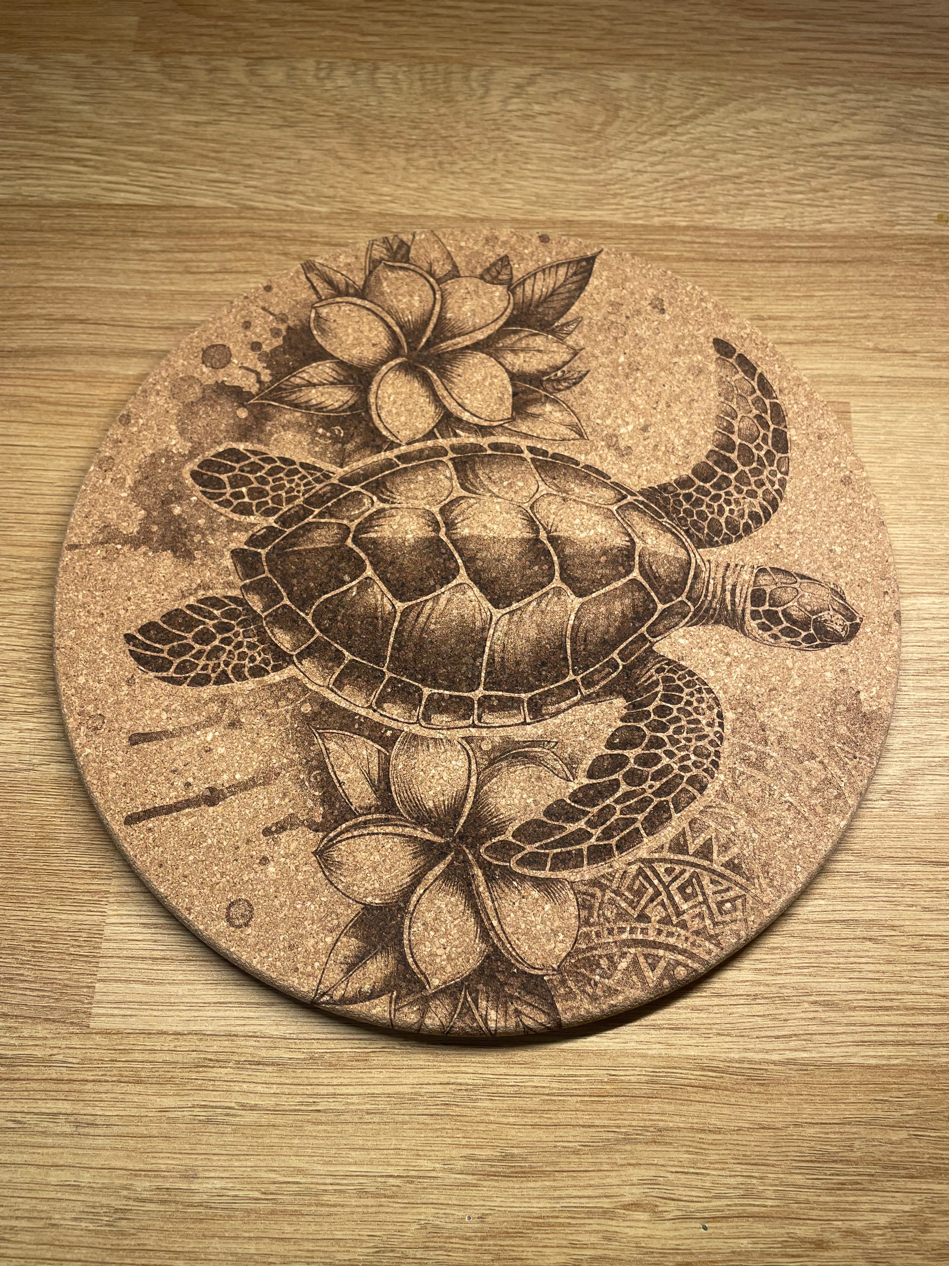 Turtle Cork Trivet