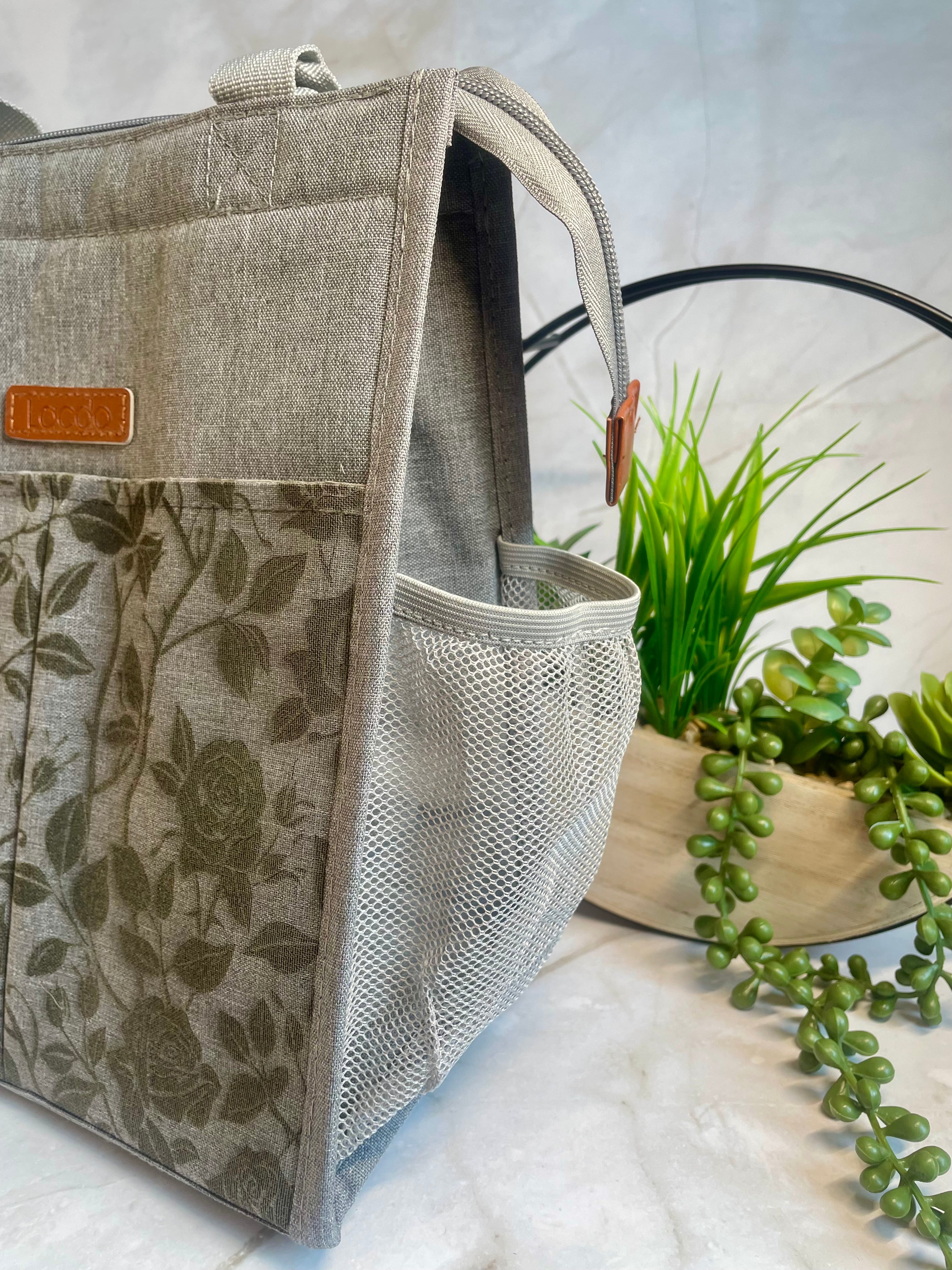 Wildflower Botanical Lunch Bag – Reusable Lunch Tote