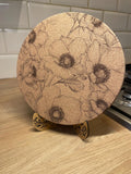 Floral Design Cork Trivet