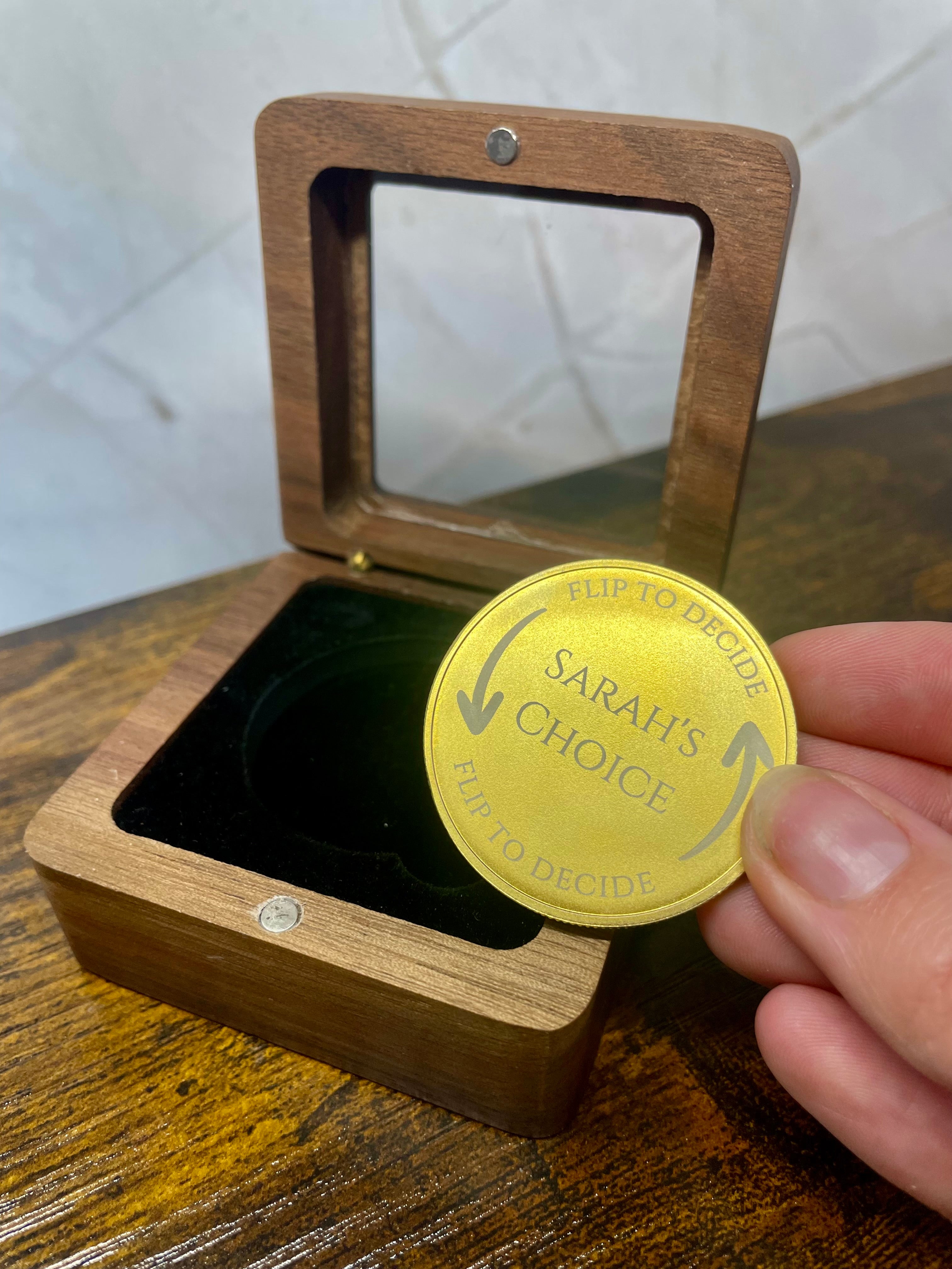 Personalised Metal Decision Coin