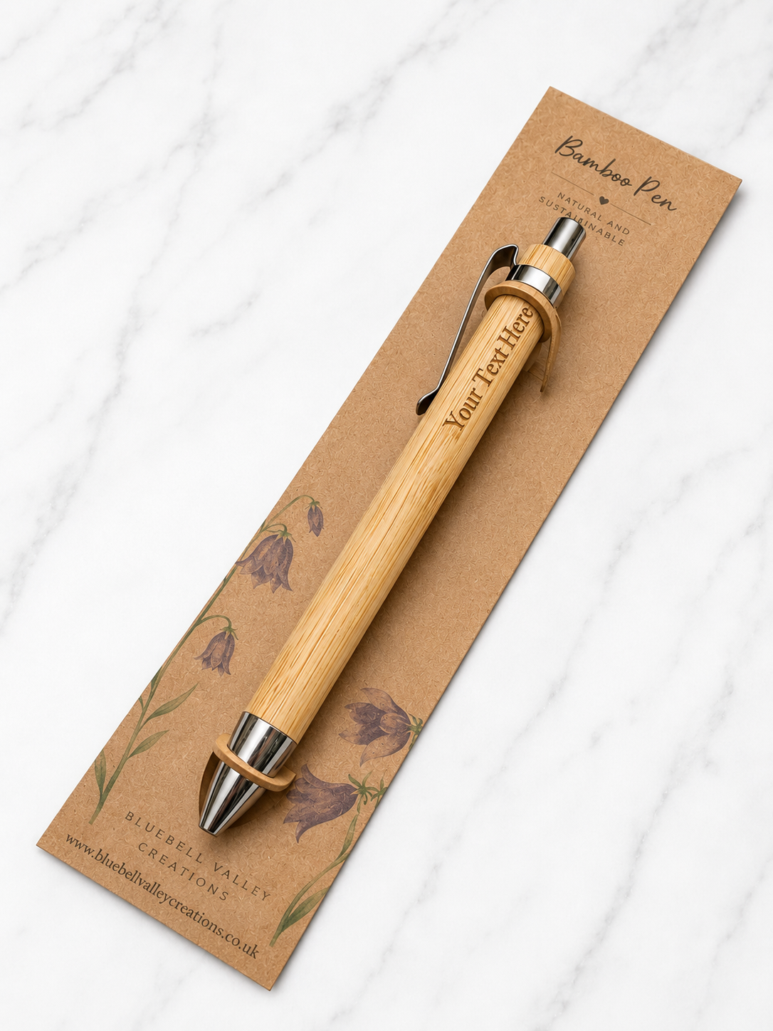 Personalised Engraved Bamboo Pen