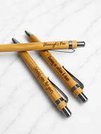 Funny Personalised Engraved Bamboo Pen
