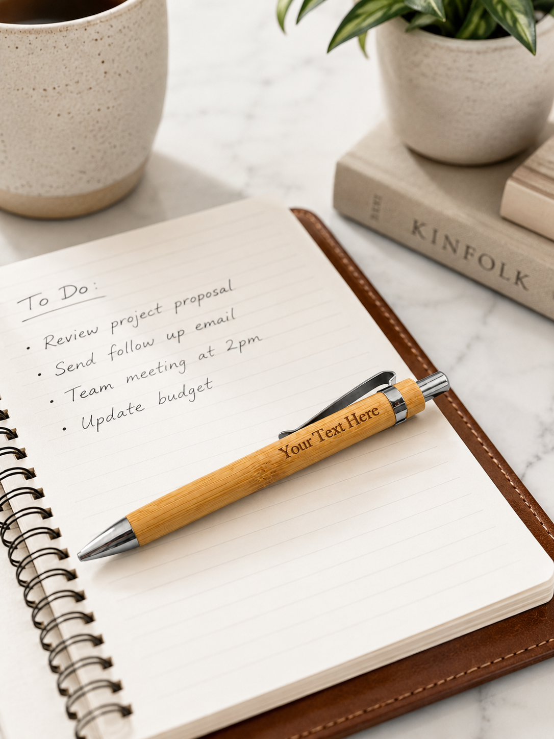 Personalised Engraved Bamboo Pen