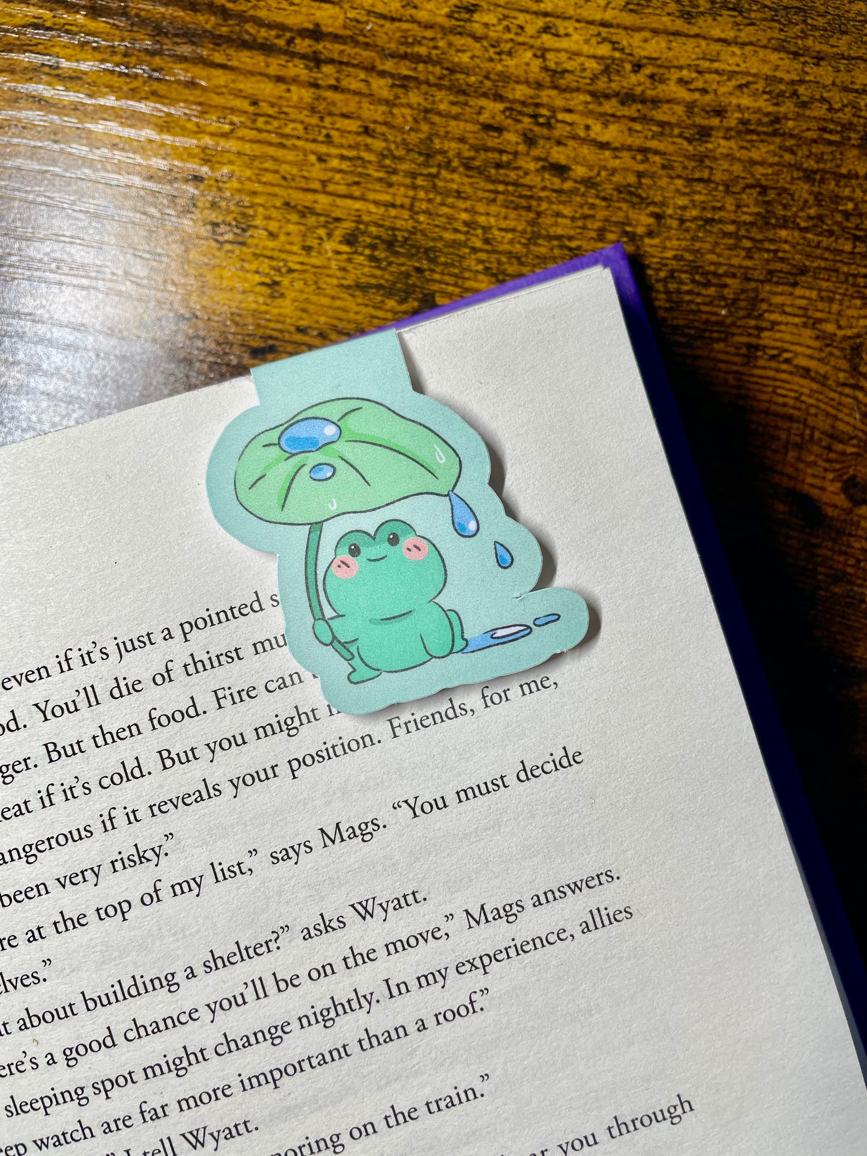 Cute Frog Design- Magnetic Bookmark