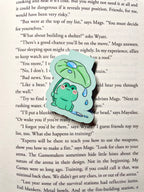 Cute Frog Design- Magnetic Bookmark