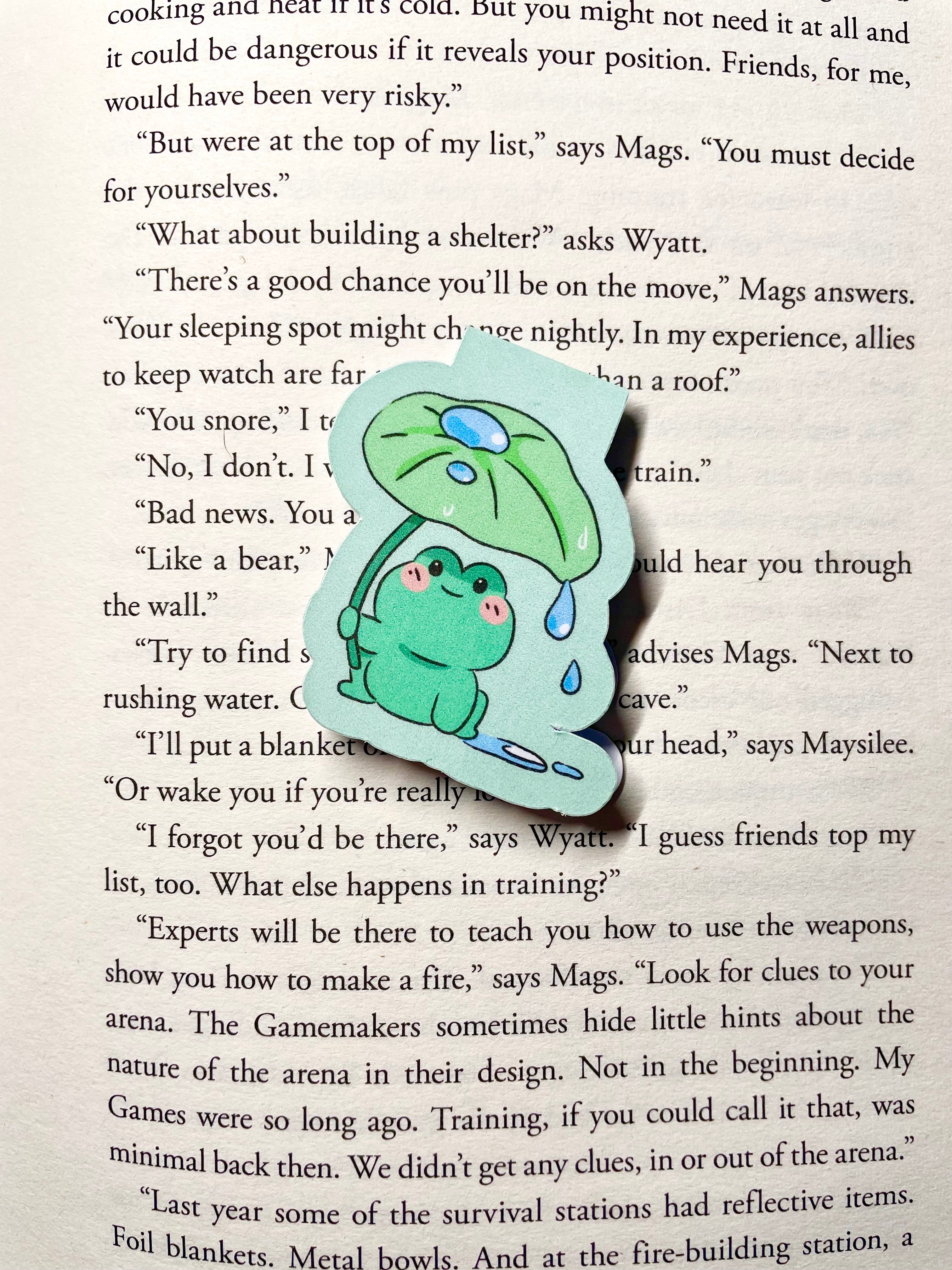 Cute Frog Design- Magnetic Bookmark