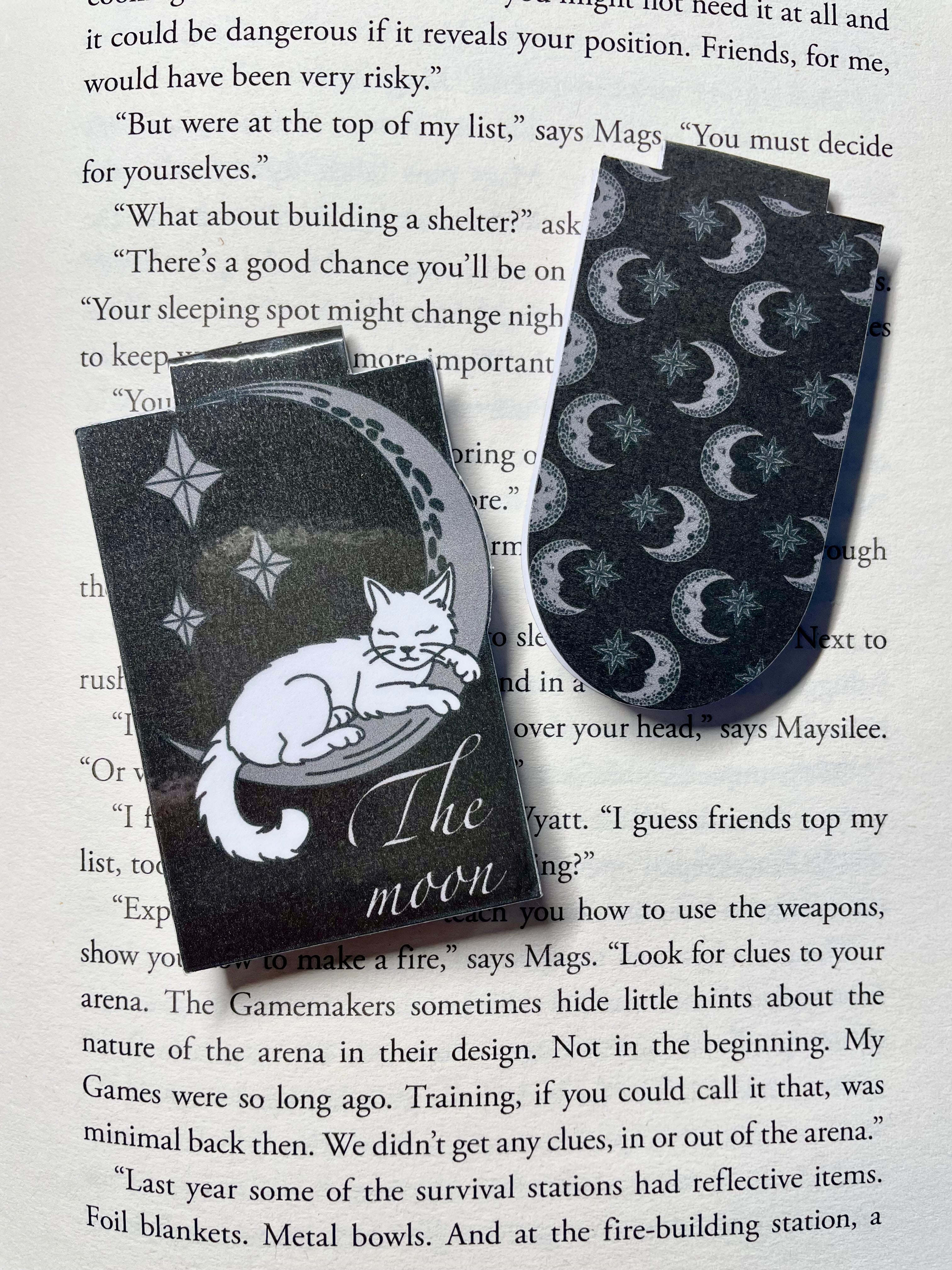 The Moon Cat Tarot Design- Magnetic Bookmark