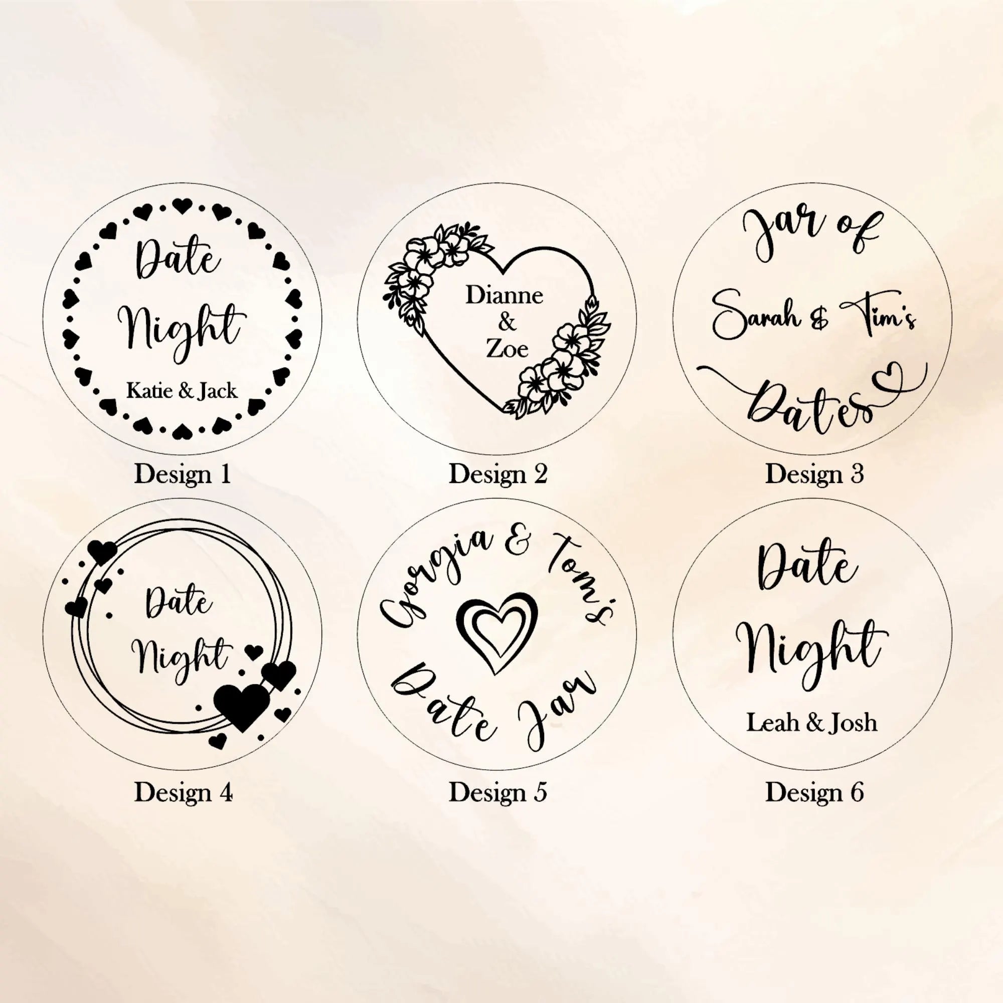 Personalised Date Night Jar | 52 Date Ideas | Wedding Gift for Couples | Valentine’s