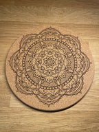 Mandala Cork Trivet
