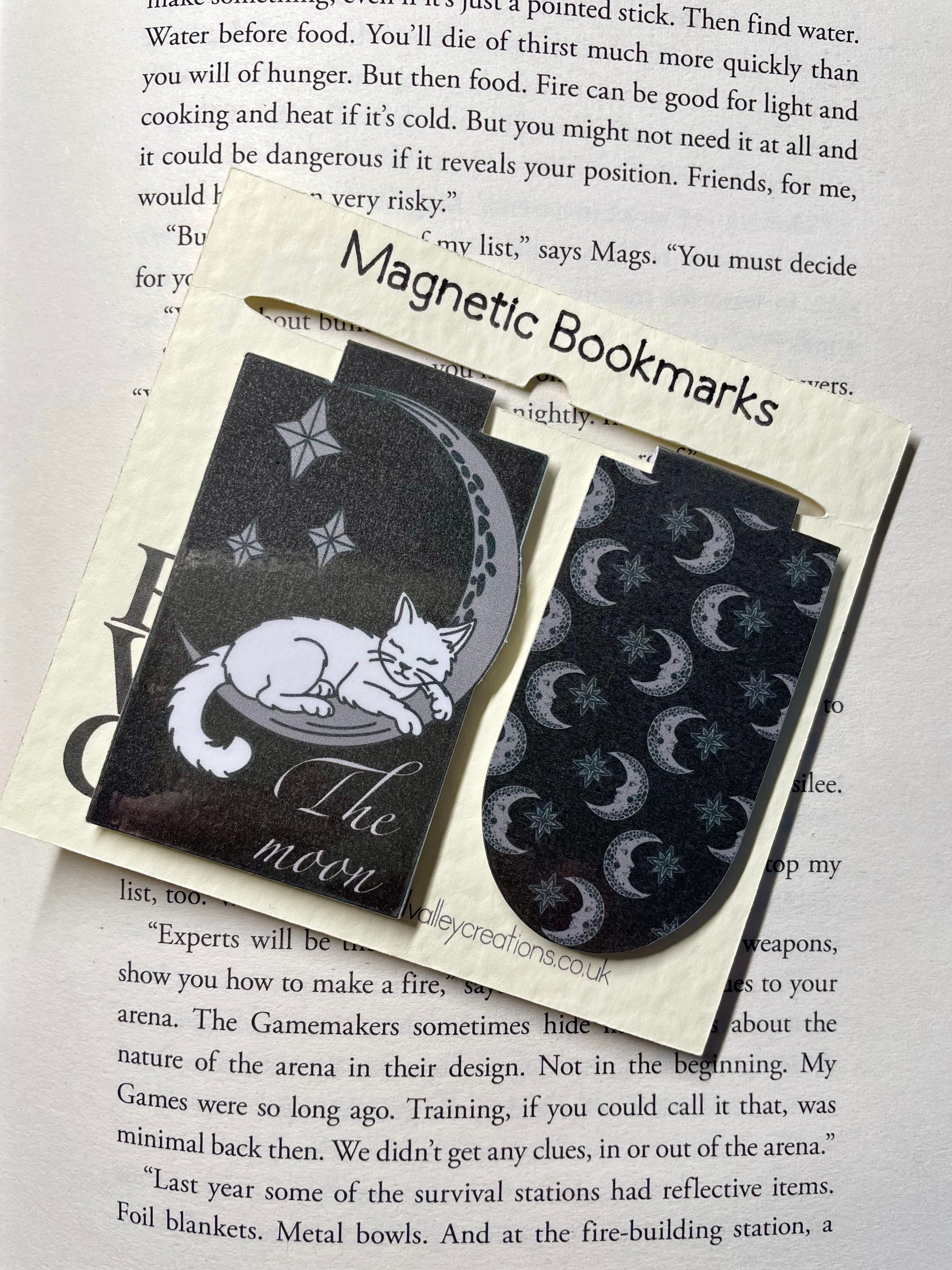 The Moon Cat Tarot Design- Magnetic Bookmark