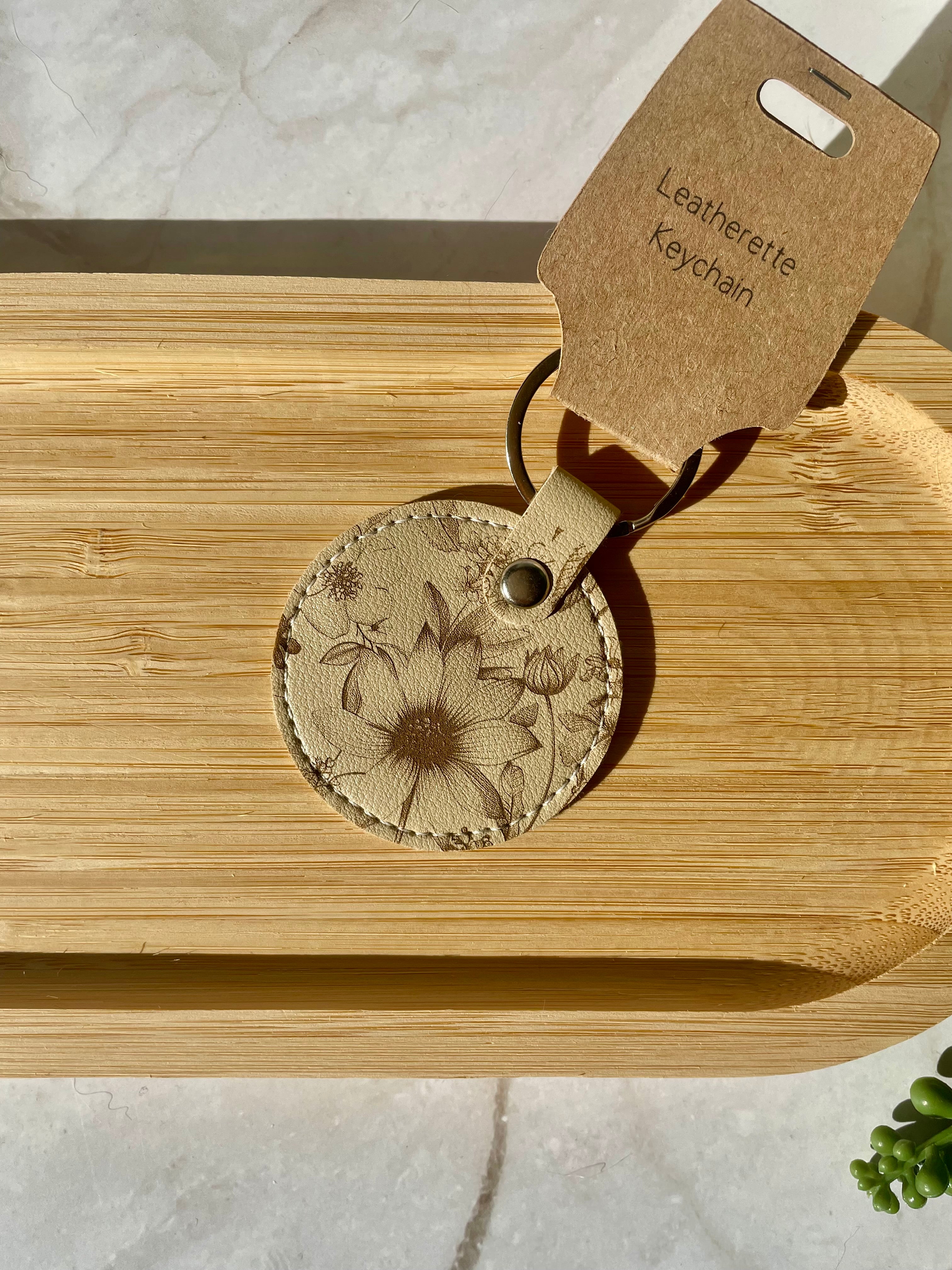 Funny Mum Faux Leather Keychain – “The Only Person Who Knows Where Everything Is”