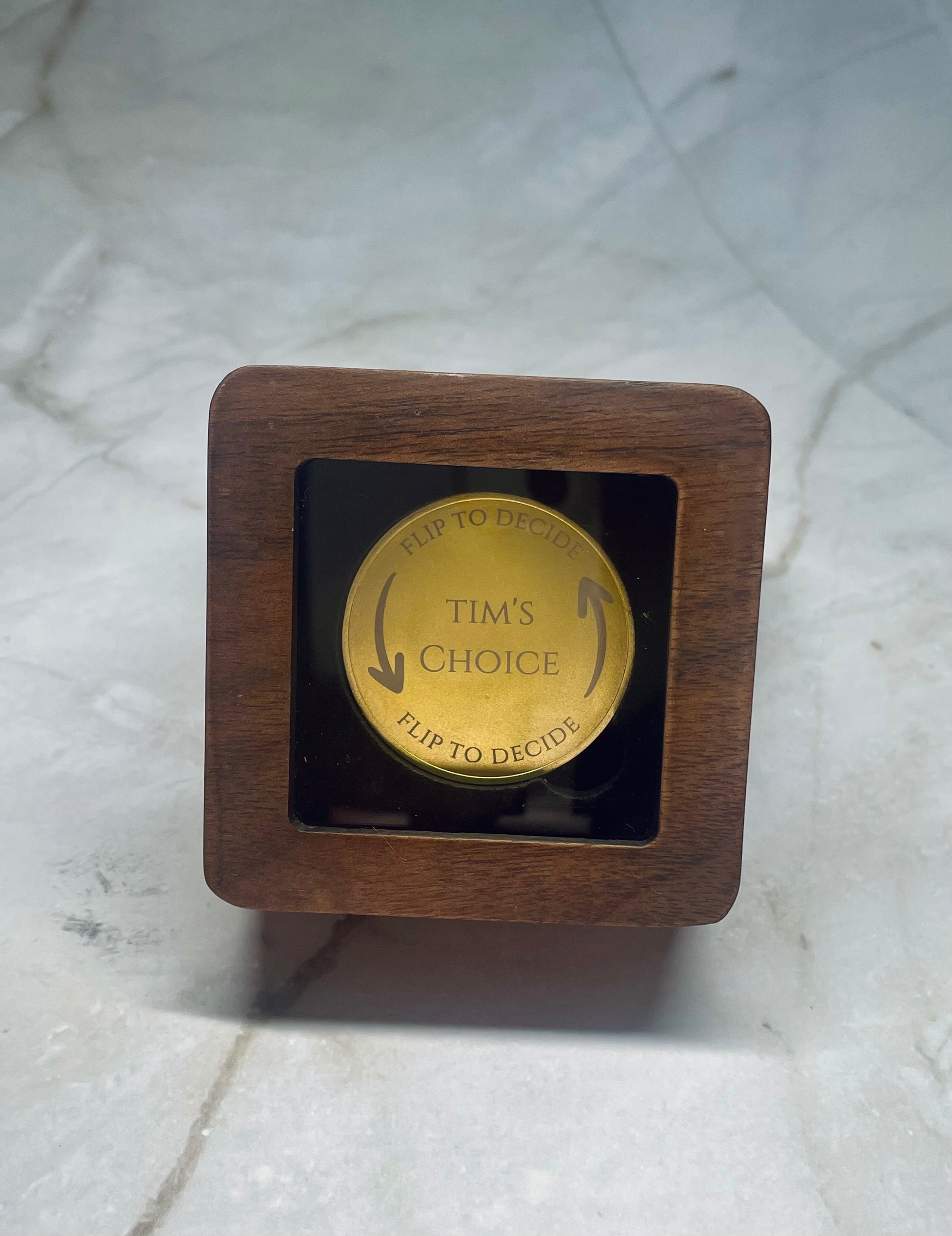 Personalised Metal Decision Coin