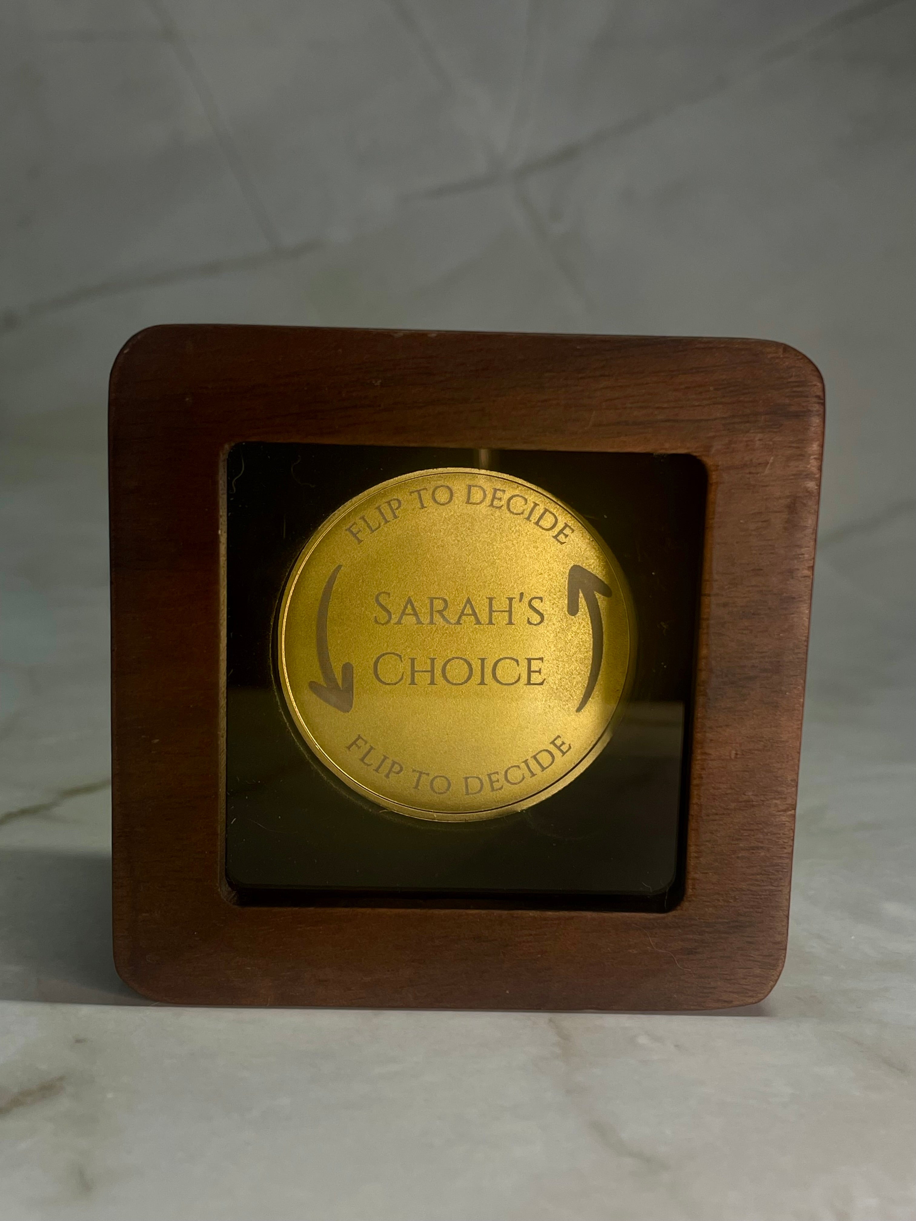 Personalised Metal Decision Coin