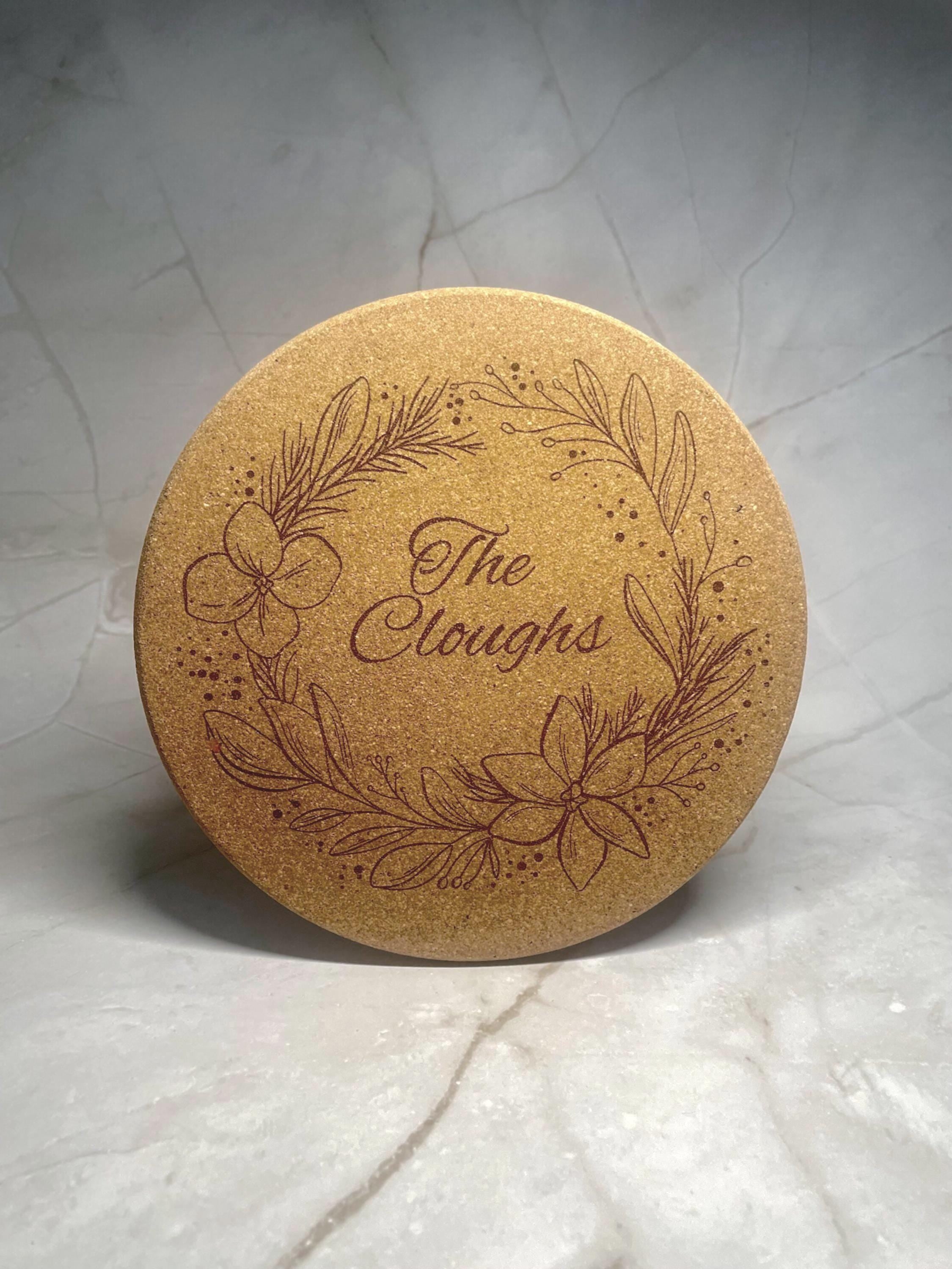 Personalised Cork Trivet | Kitchen Utensils | Pan Protection