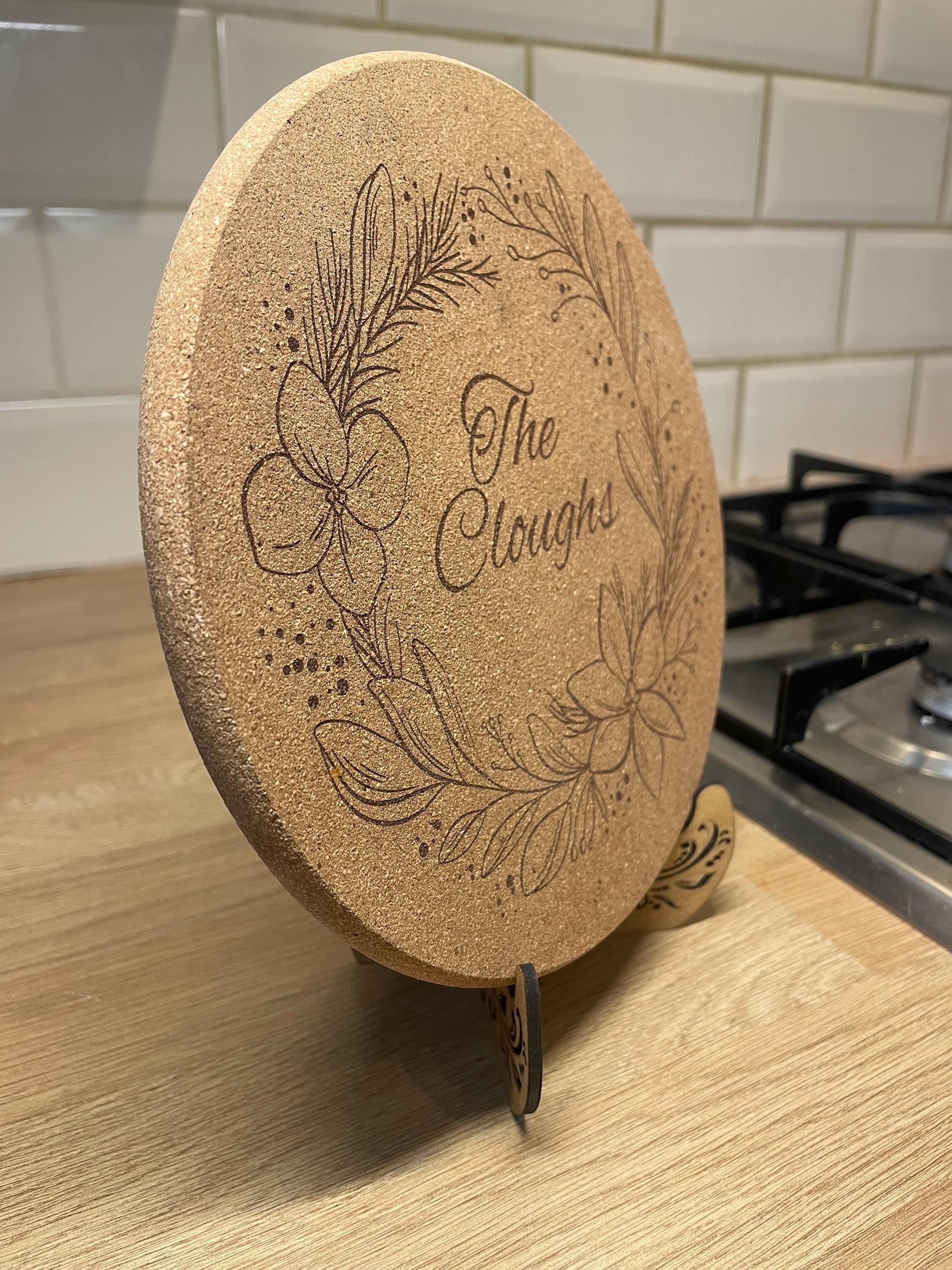 Personalised Cork Trivet | Kitchen Utensils | Pan Protection